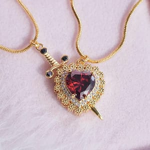 Heart Breaker Pendant Necklace