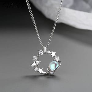 Star And Planet Pendant Necklace (Buy1 - Get1 free)