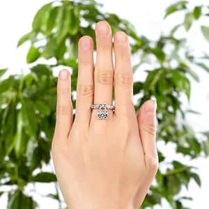 sterling silver rings with charm