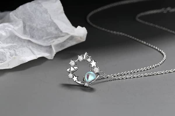 Star And Planet Pendant Necklace (Buy1 - Get1 free)