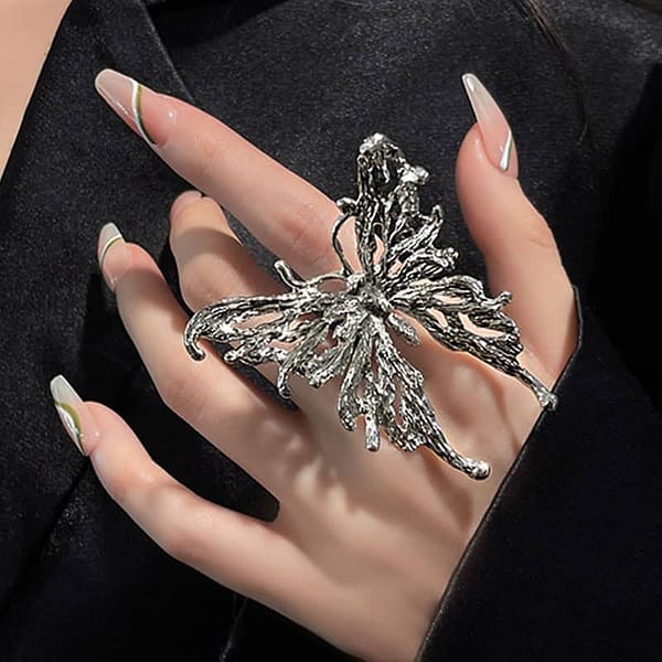 Butterfly Statement Metal Ring (Buy1 – Get1free)