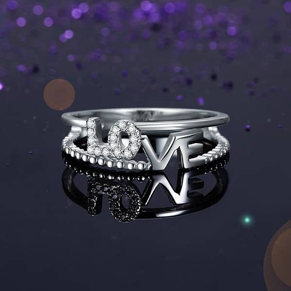 love sterling silver rings