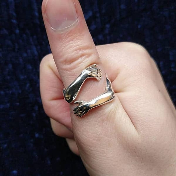 hand Hugging Open Ring (Buy1 – Get1 free)