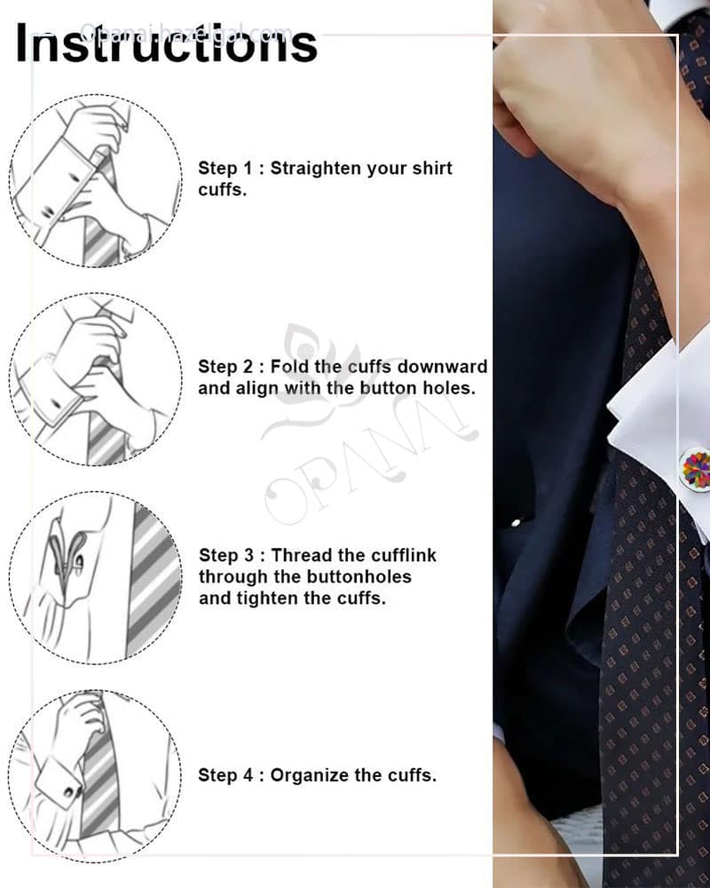 Rainbow Burst Cufflinks - Image 6