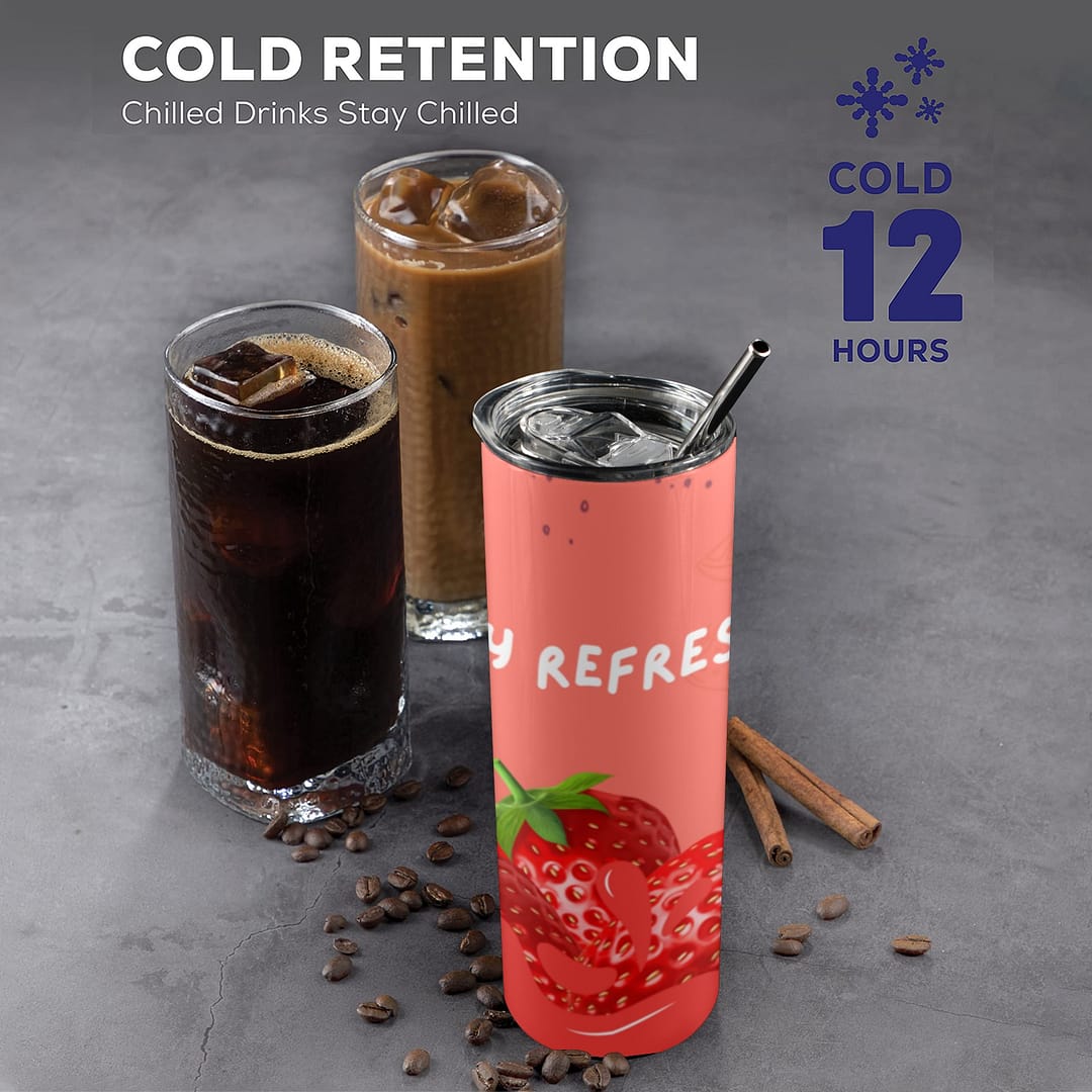 Berry Refreshing 40oz Tumbler with Straw - Image 5