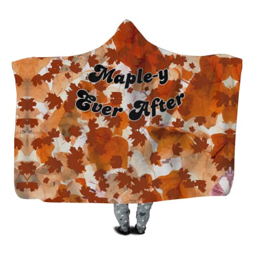 Maple-y Ever After Hooded Blanket for Kids