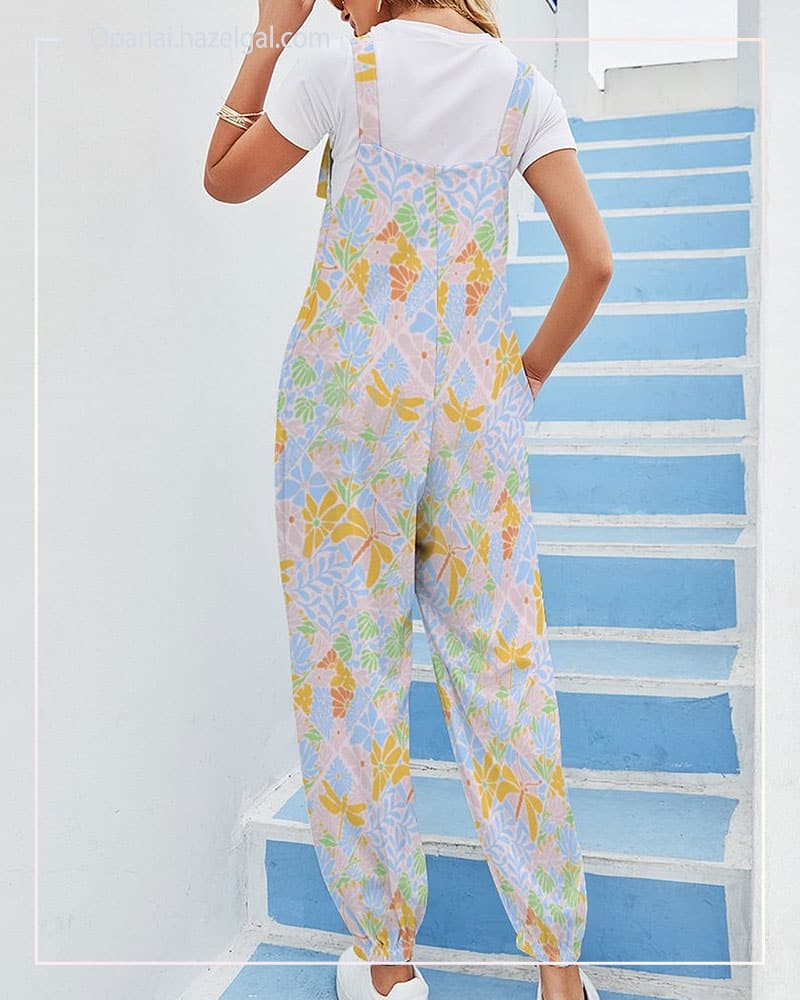 Garden Party Baggy Jumpsuit - Image 4