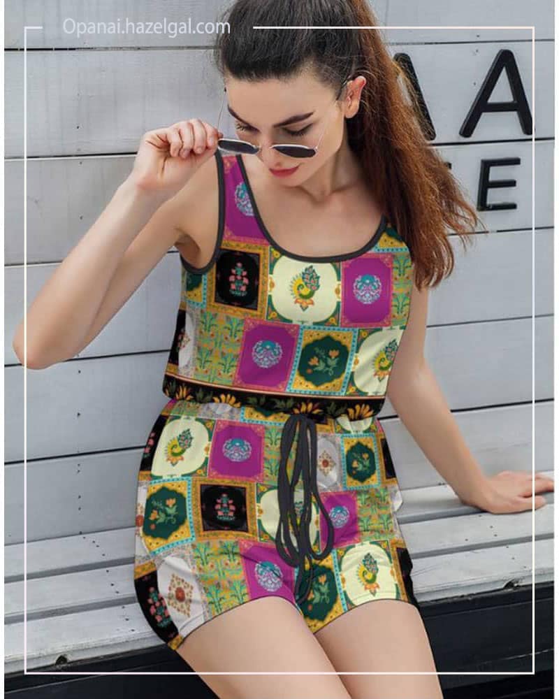 california romper dress with shorts