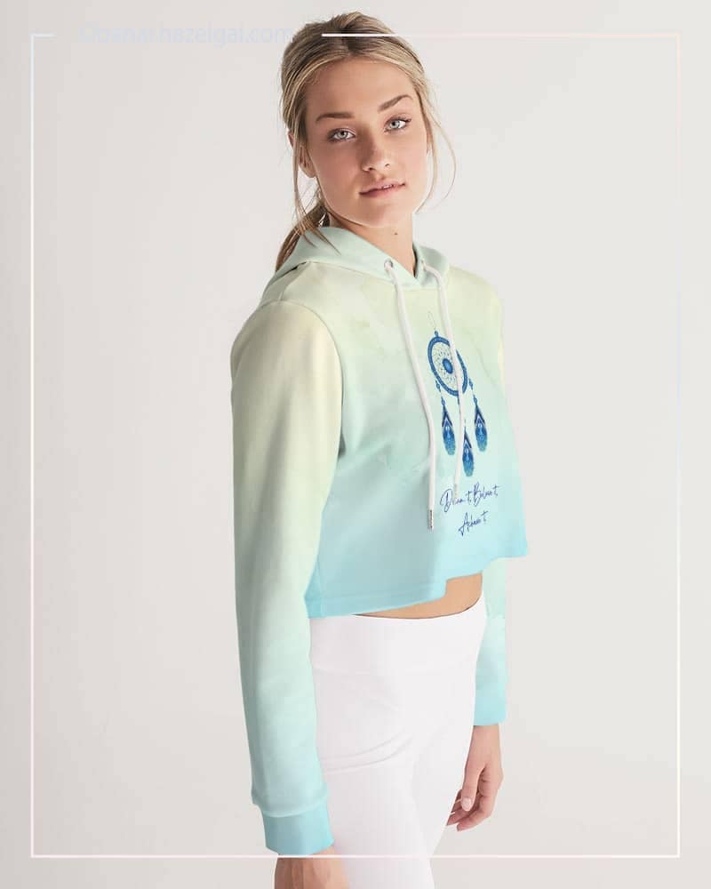 cropped hoodie