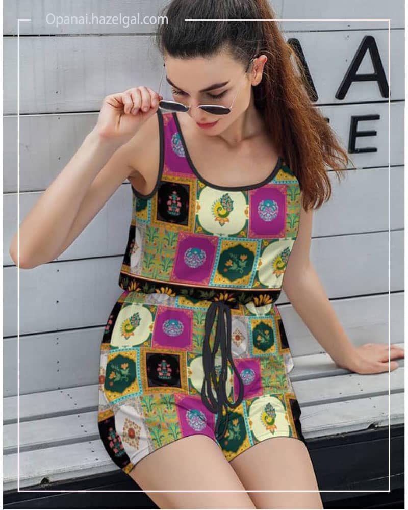 california romper dress with shorts